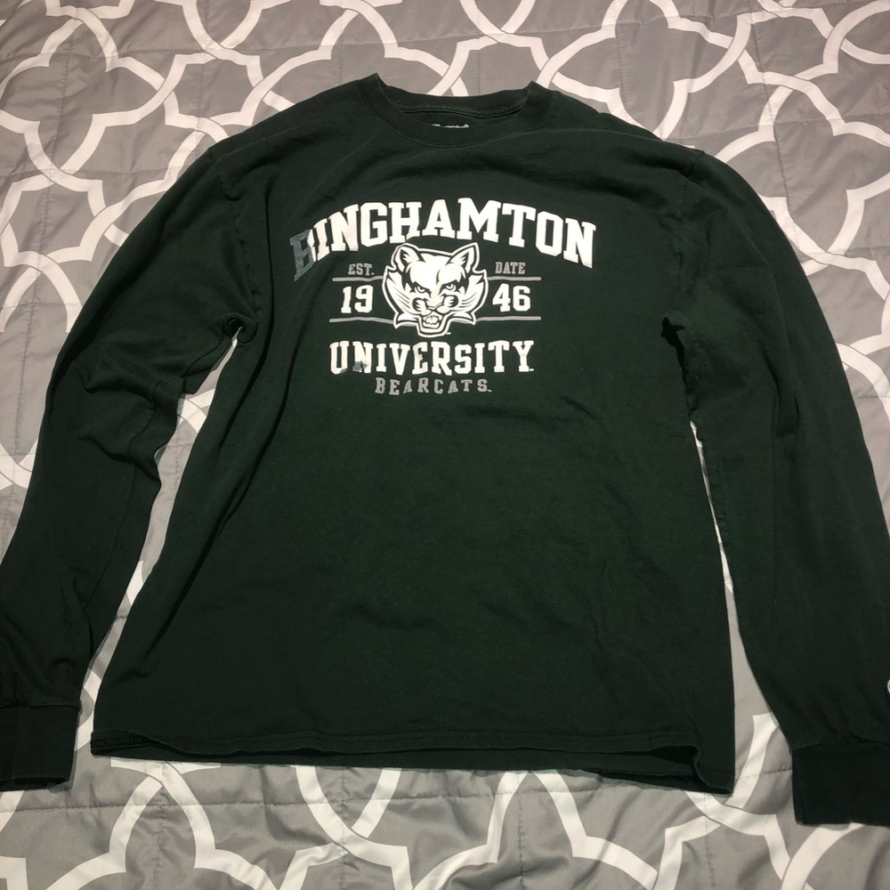 green long sleeve binghamton shirt